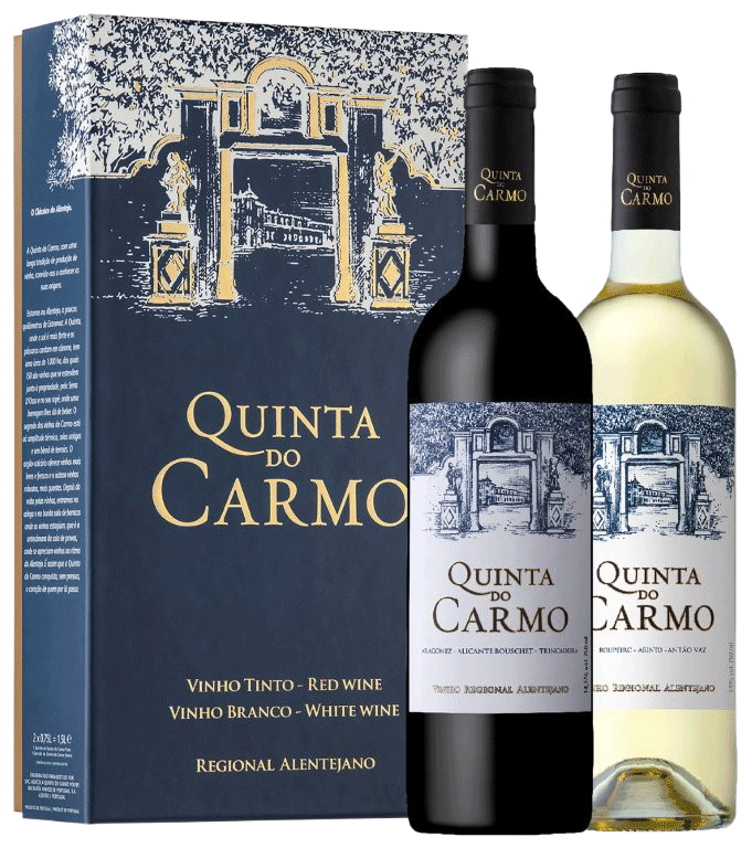 Conjunto Quinta Do Carmo Tinto & Branco