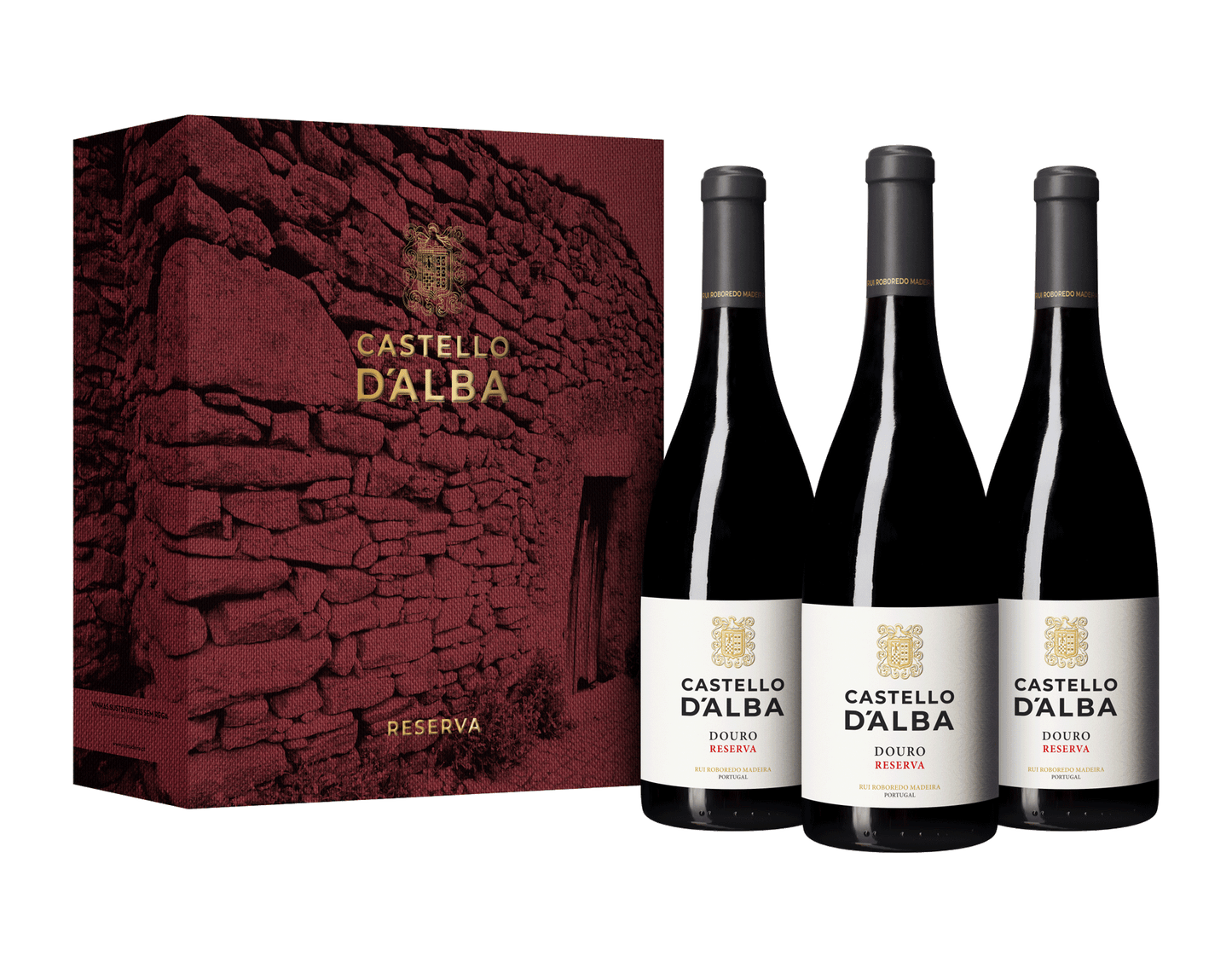 Set 3 Flaschen Castello D´alba Reserva Rot 2022