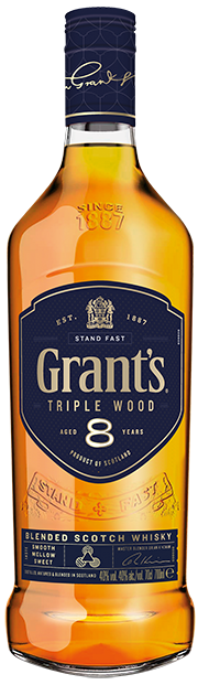 Whisky Grants 8 Years Triple Wood