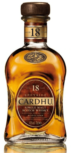 Whisky Cardhu 18 Anos