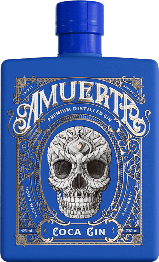 Gin Amuerte Coca Leaf Blue Edition