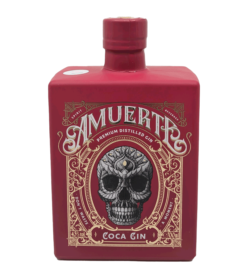 Gin Amuerte Coca Leaf Red Edition