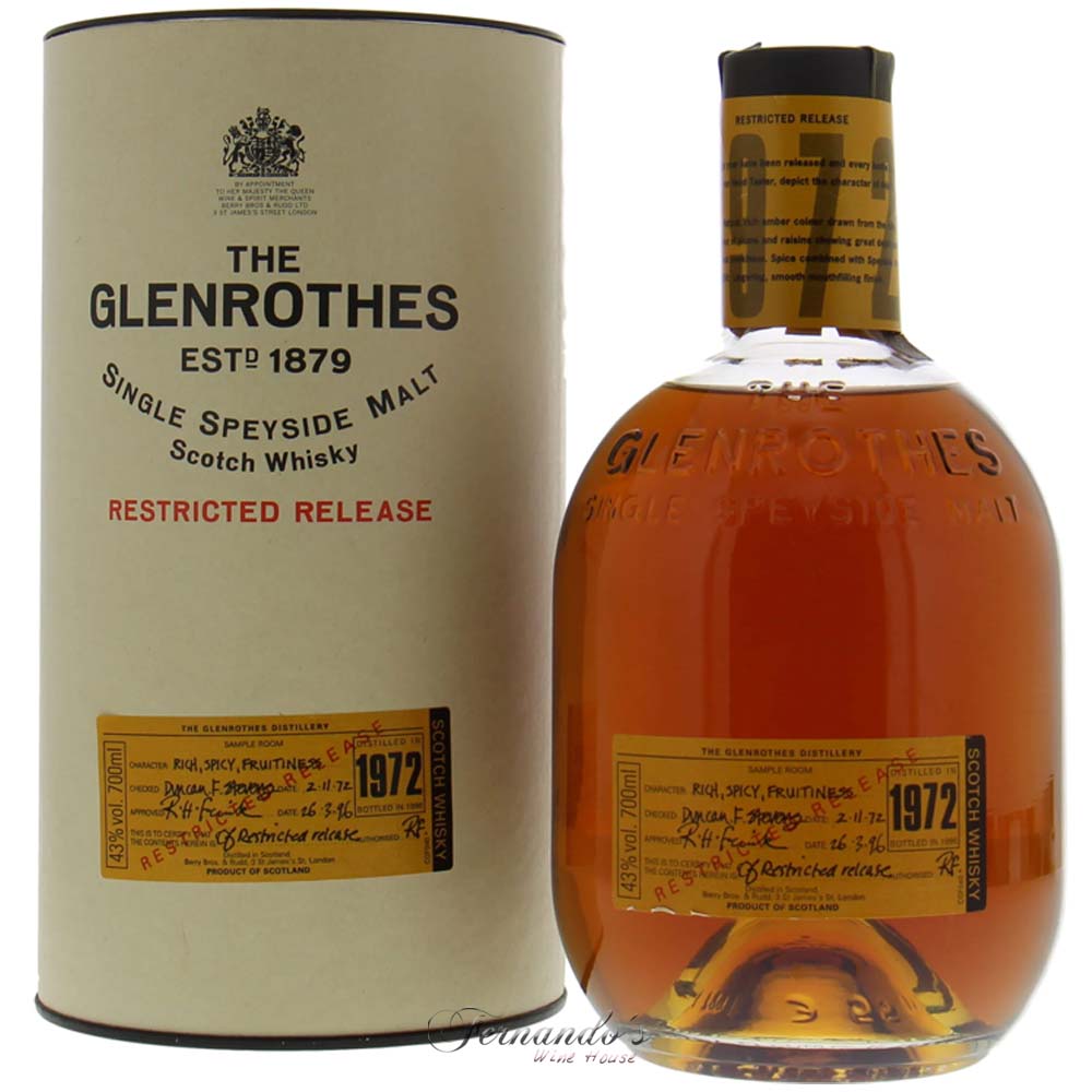 Whisky The Glenrothes Vintage 1972