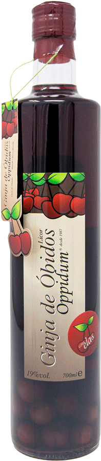 Licor Ginja De Obidos Oppidum Com Fruto