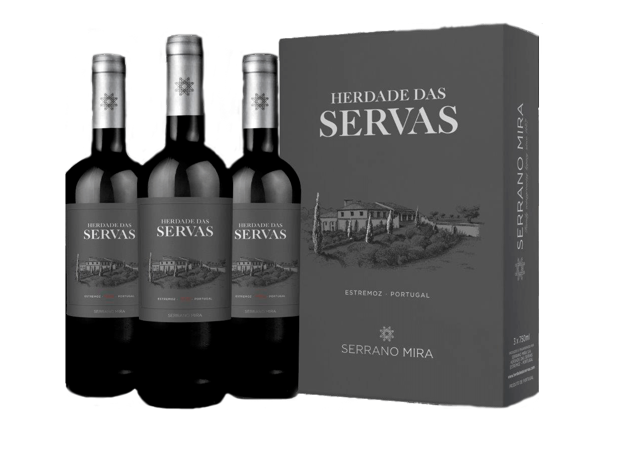 Conjunto Herdade Servas Tinto 3 Garrafas 2021