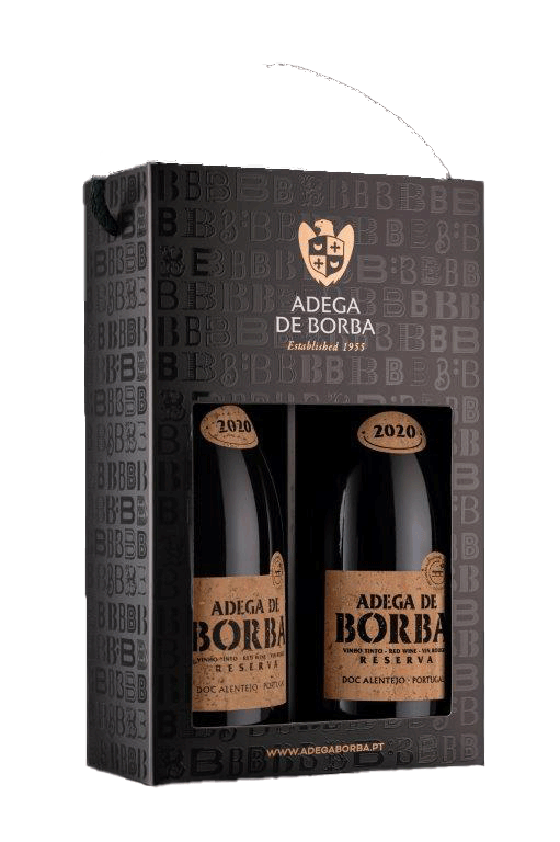 Conjunto Adega Borba Reserva Rotulo Cortiça Tinto 2022