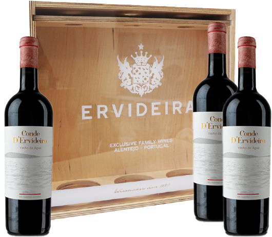 Conjunto Conde D Ervideira Vinha Da Água Tinto (3 Flessen) 2022