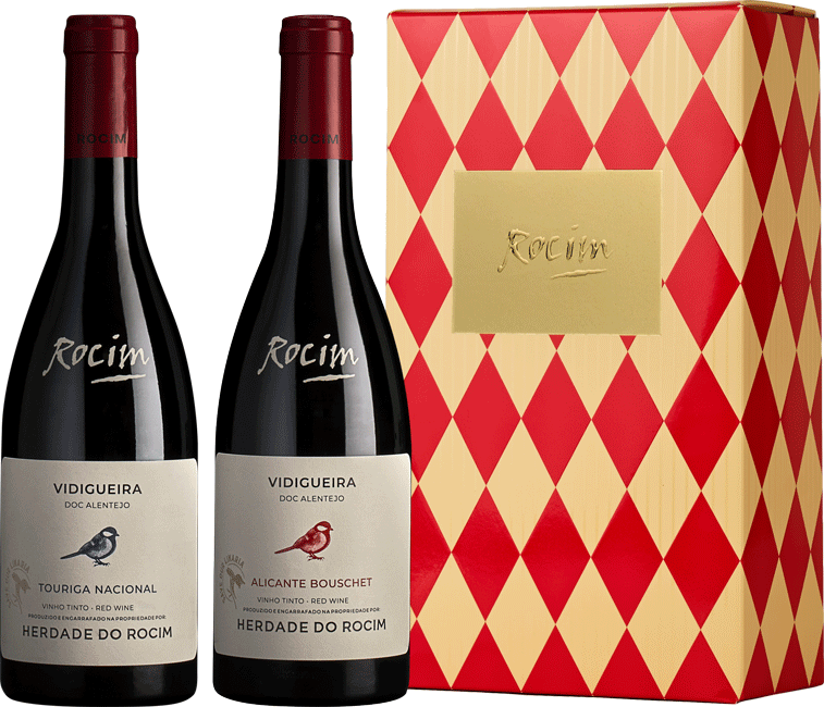 Conjunto Herdade Rocim Touriga Nacional & Alicante Tinto