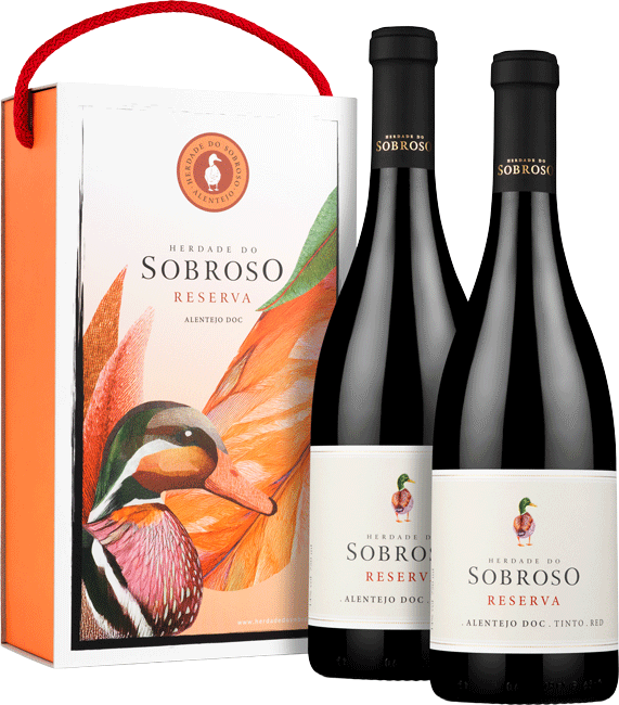 Conjunto 2 Herdade Sobroso Reserva Tinto 2023