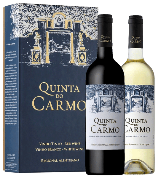 Conjunto Quinta Do Carmo Tinto & Branco