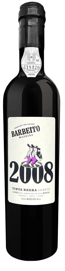 Madeira Barbeito Tinta Negra Mantas 2008