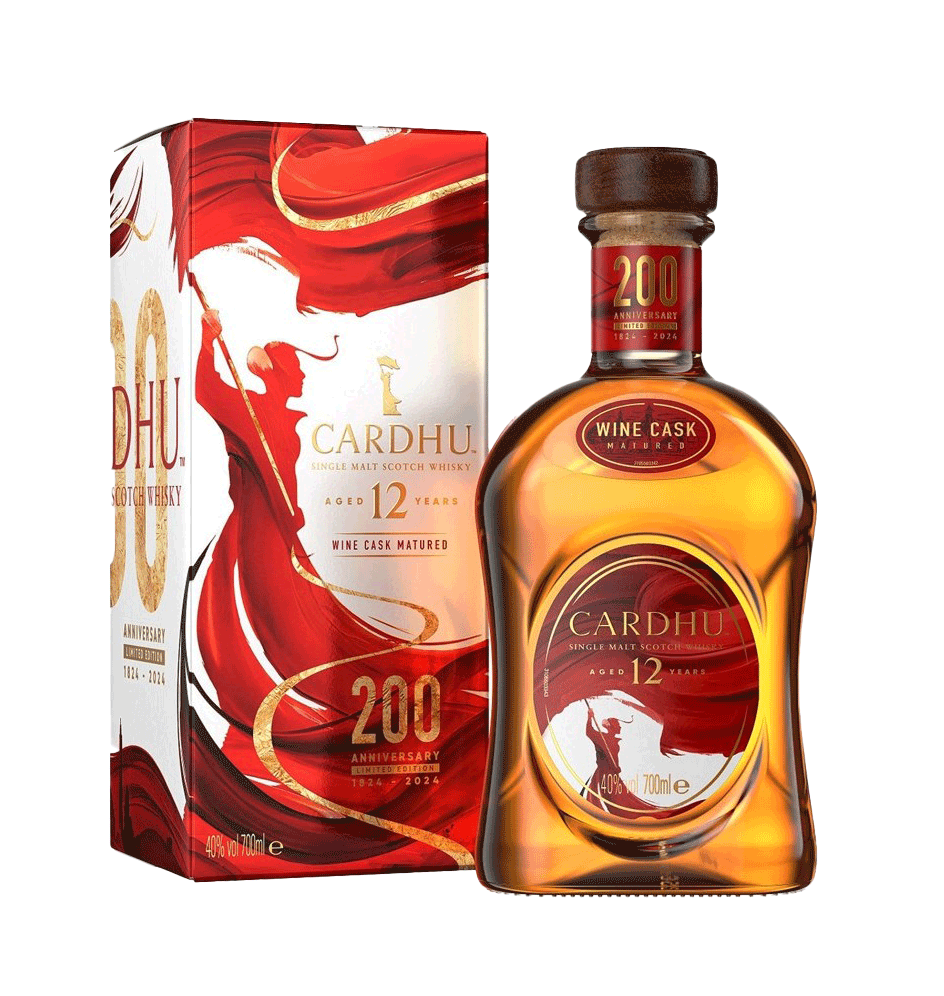 Whisky Cardhu 12 Years - 200 Anniversary Wine Cask Edition