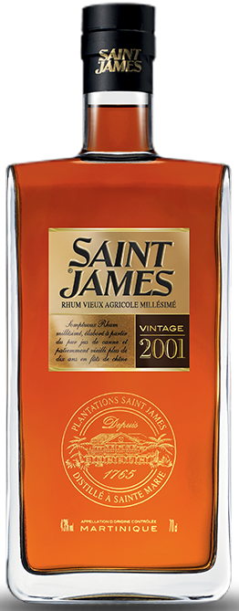Rhum Saint James Vintage 2001